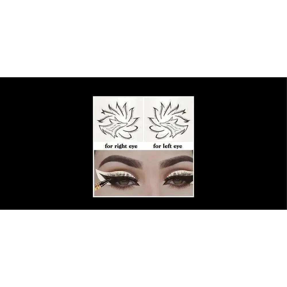 Goth Beautiful Ten piece, goth make up brush set AND Eye ￼￼stencil kit .!!!!!